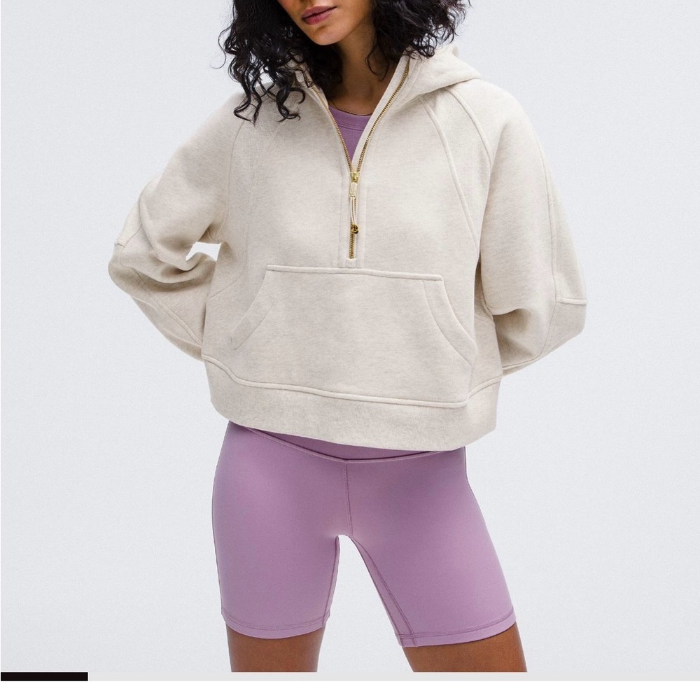 Lululemon Oversized scuba, half zip hoodie